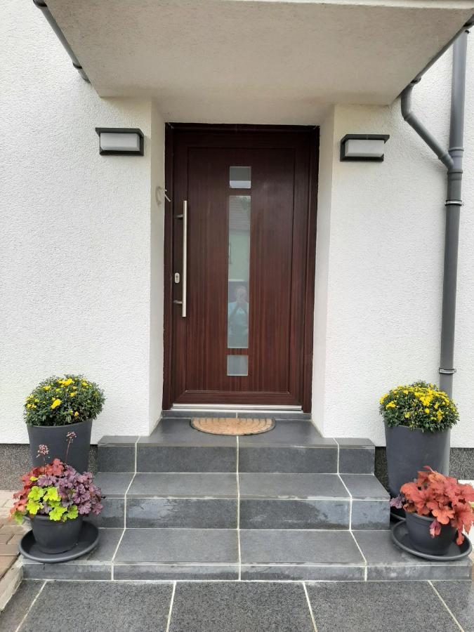Design Apartment- 24H Self-Check-In - Bis 4 Pers - Parkplatz - Wifi - Balkon -Terrasse - In Direkter Weihernaehe - Radwege Schiffweiler Exterior foto